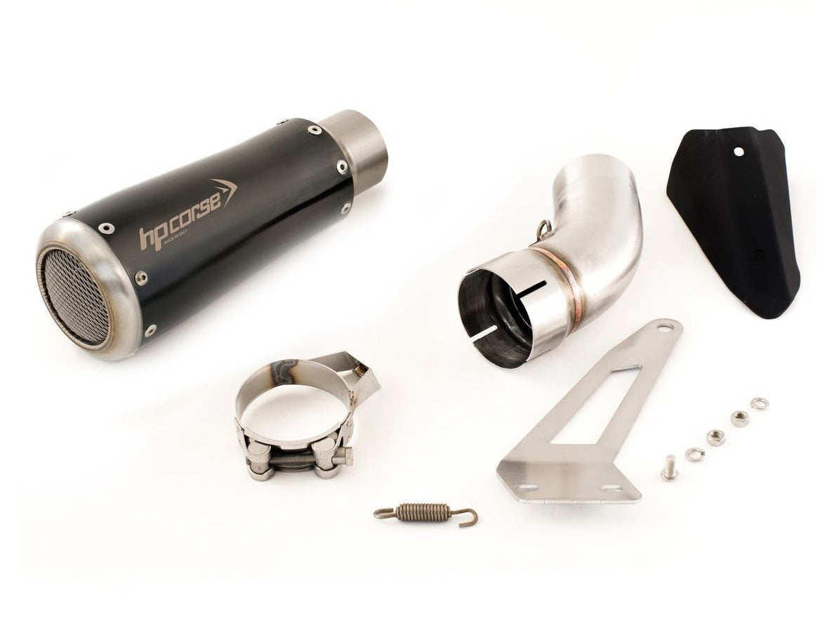 HP CORSE Kawasaki Z900 (17/19) Slip-on Exhaust "GP-07 Black with Wire Mesh" (racing) – Accessories in Factory Racing – Motorcycle Parts & Accessories Online Store