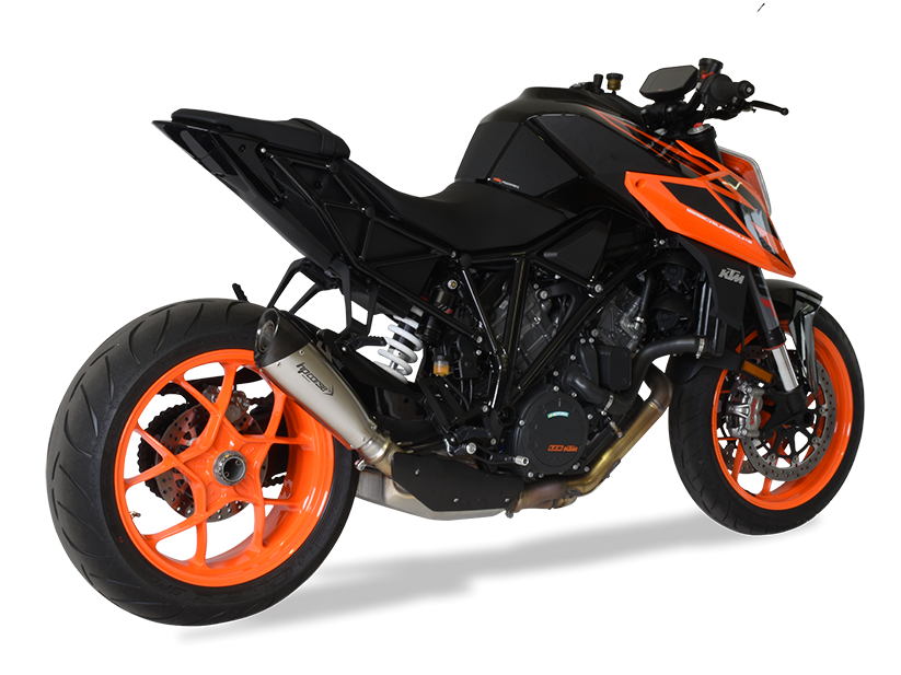 HP CORSE KTM 1290 Super Duke R (2017 – ) Slip-on Exhaust "Evoxtreme Titanium" (racing only) – Accessories in Factory Racing – Motorcycle Parts & Accessories Online Store