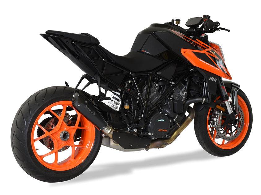 HP CORSE KTM 1290 Super Duke R (2017+) Slip-on Exhaust "Evoxtreme Black" (racing only) – Accessories in Factory Racing – Motorcycle Parts & Accessories Online Store