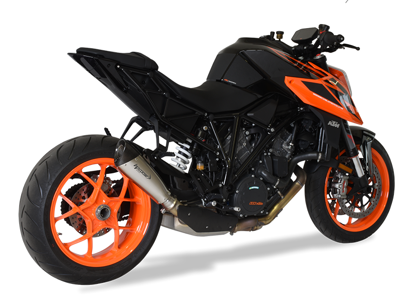 HP CORSE KTM 1290 Super Duke R (2017+) Slip-on Exhaust "Evoxtreme Satin" (racing only) – Accessories in Factory Racing – Motorcycle Parts & Accessories Online Store