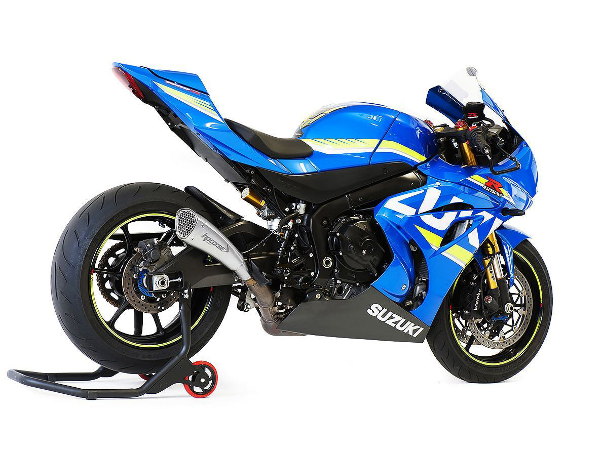 HP CORSE Suzuki GSX-R 1000 (17/20) Slip-on Exhaust "Hydroform Short R Inox Satin" (Racing)