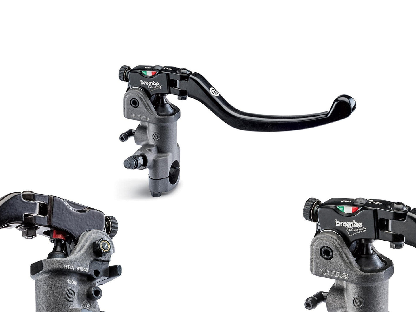 BREMBO Radial Brake Master Cylinder 19RCS "Fold-up" (18-20 mm ratio) – Accessories in the Factory Racing Motorcycle Aftermarket Accessories and Parts Online Shop