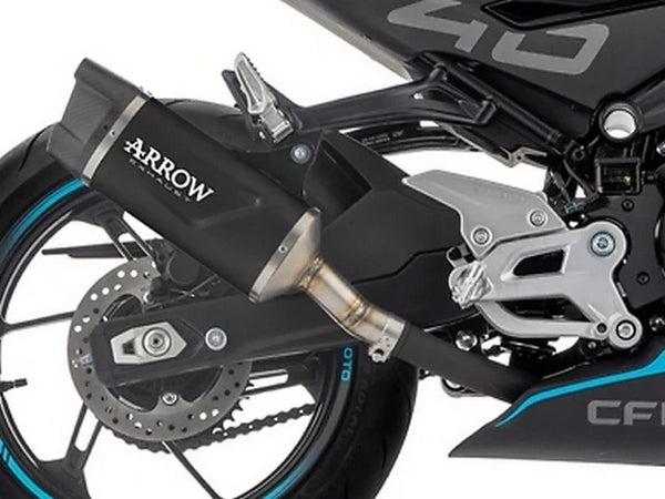 ARROW CF Moto 450NK (2023+) Black Aluminum Slip-on Exhaust 