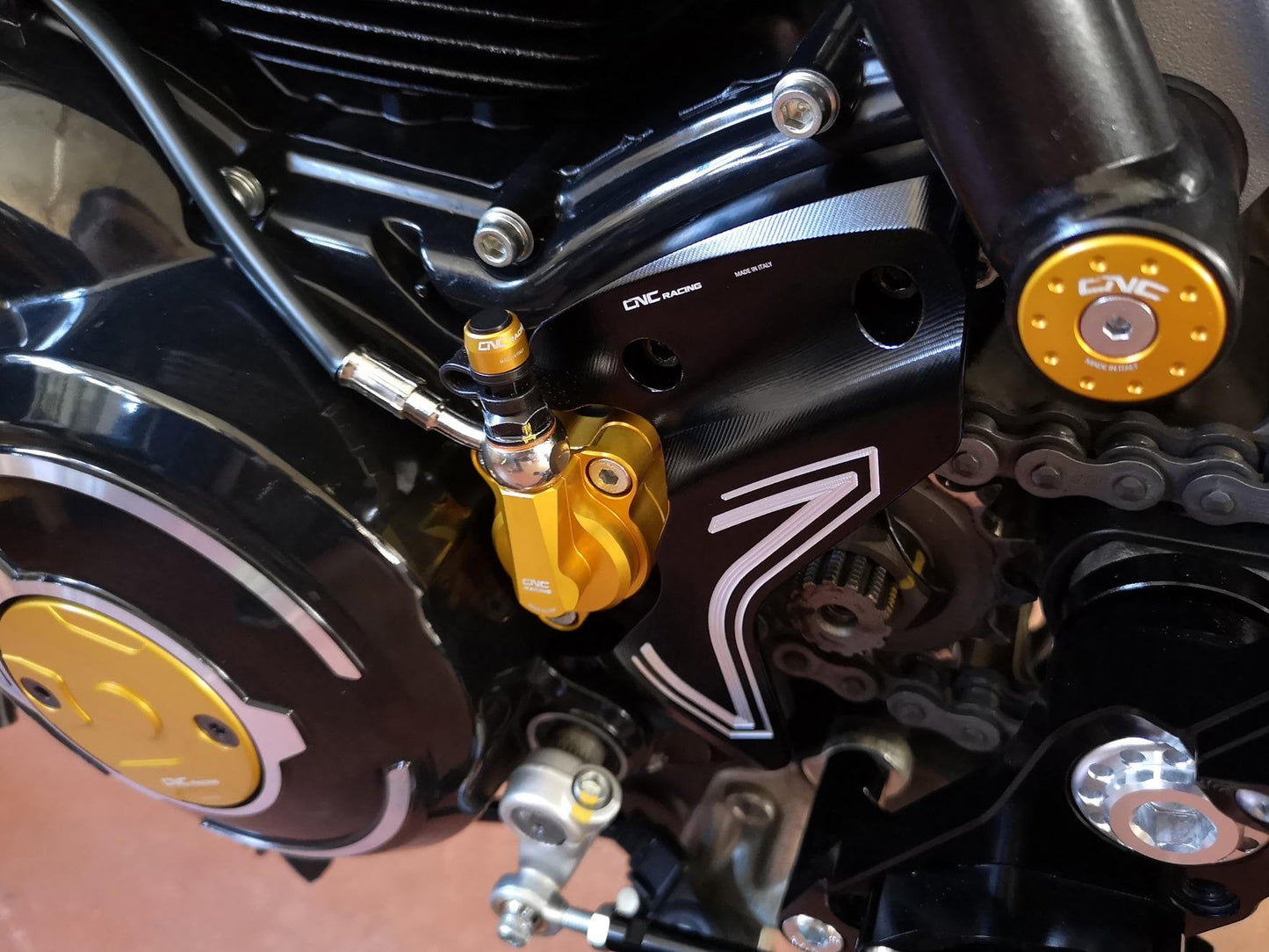 CP174 - CNC RACING Ducati Front Sprocket Cover – Accessories in the Factory Racing Motorcycle Aftermarket Accessories and Parts Online Shop