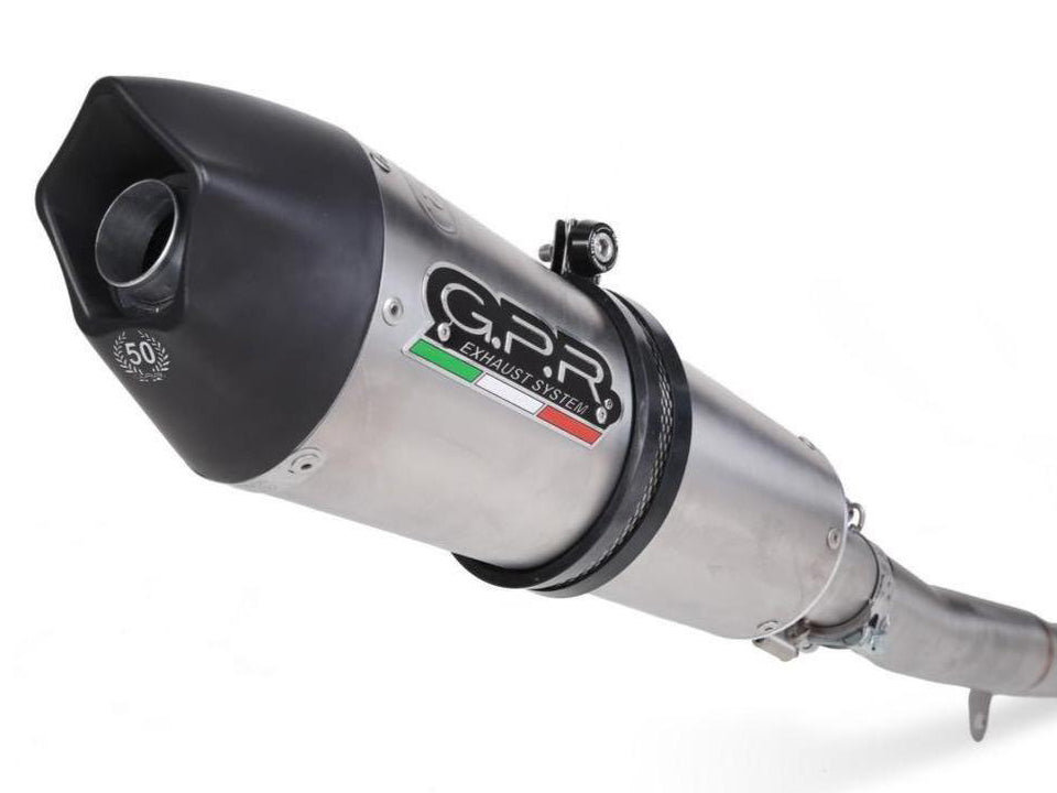 GPR Aprilia Dorsoduro 900 Dual Slip-on Exhaust "GPE Anniversary Titanium"