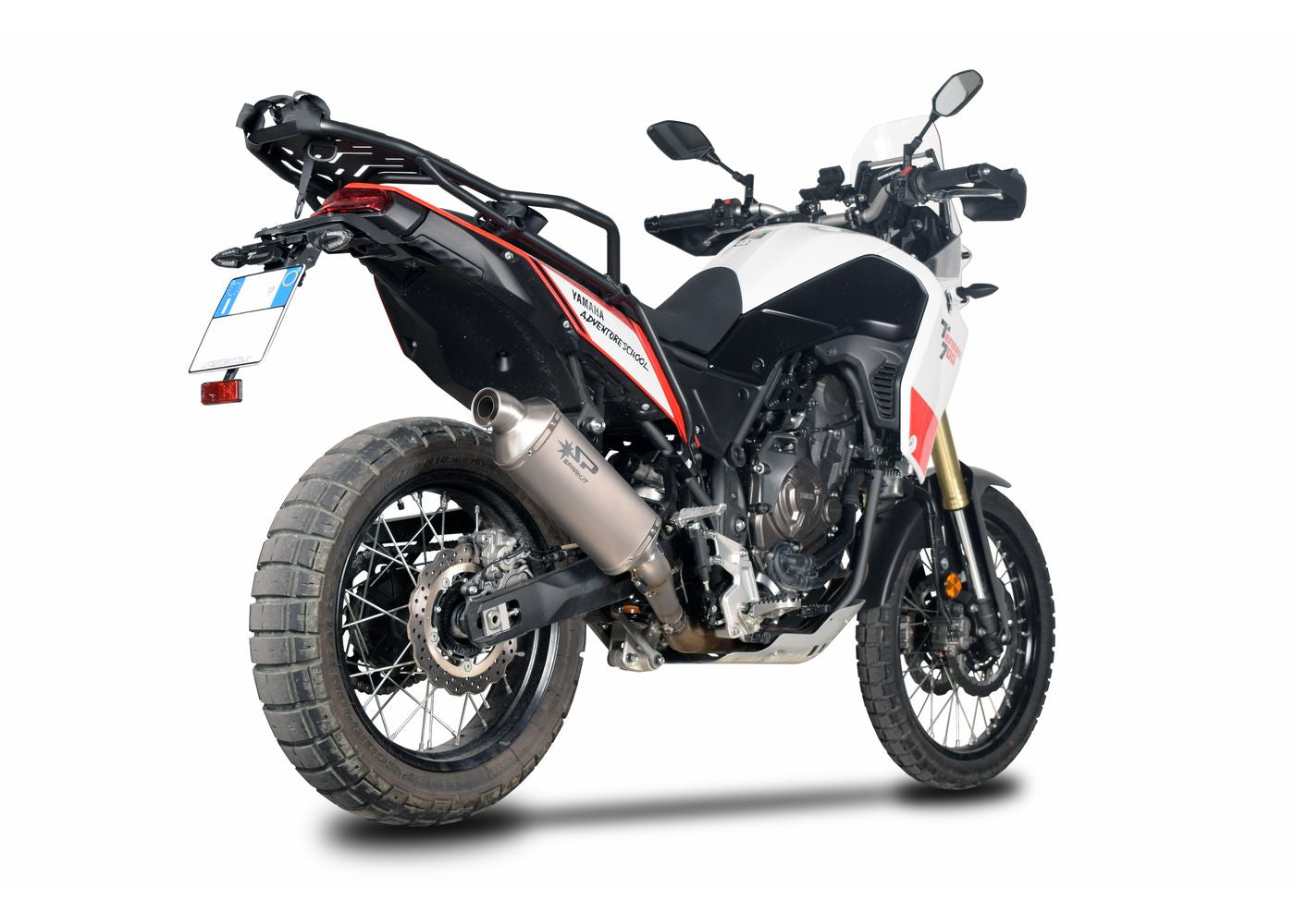 SPARK GYA1601 Yamaha Ténéré 700 (2019+) Slip-on Exhaust "Dakar" (EURO 5; titanium)