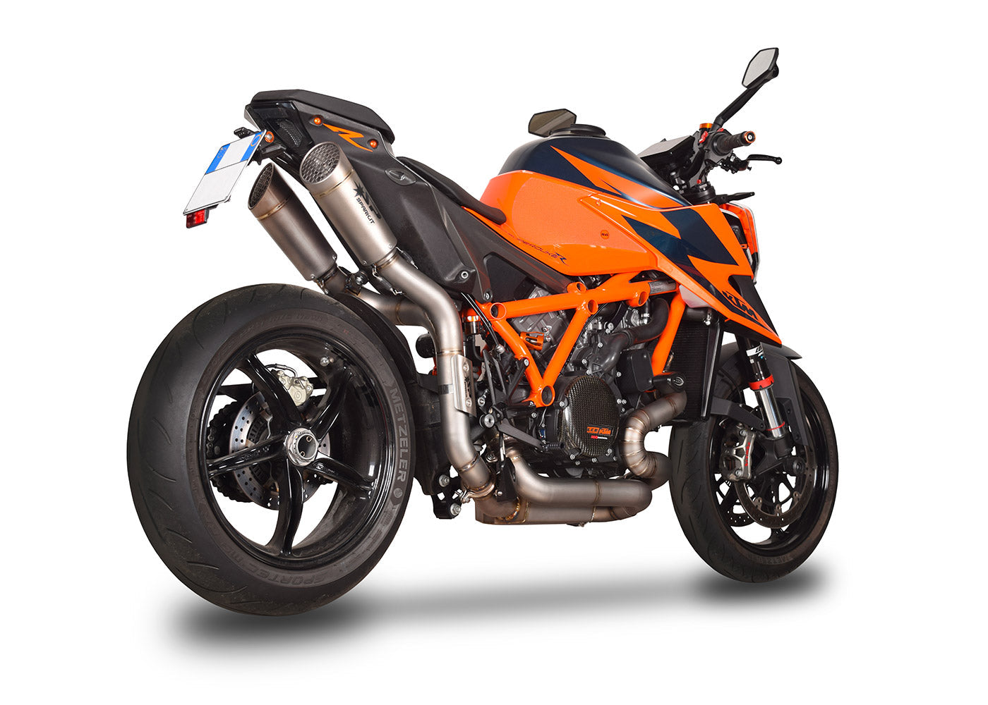 SPARK GKT8503 KTM 1290 Super Duke R (2020+) Titanium Exhaust Сollector (racing; without valve simulator)