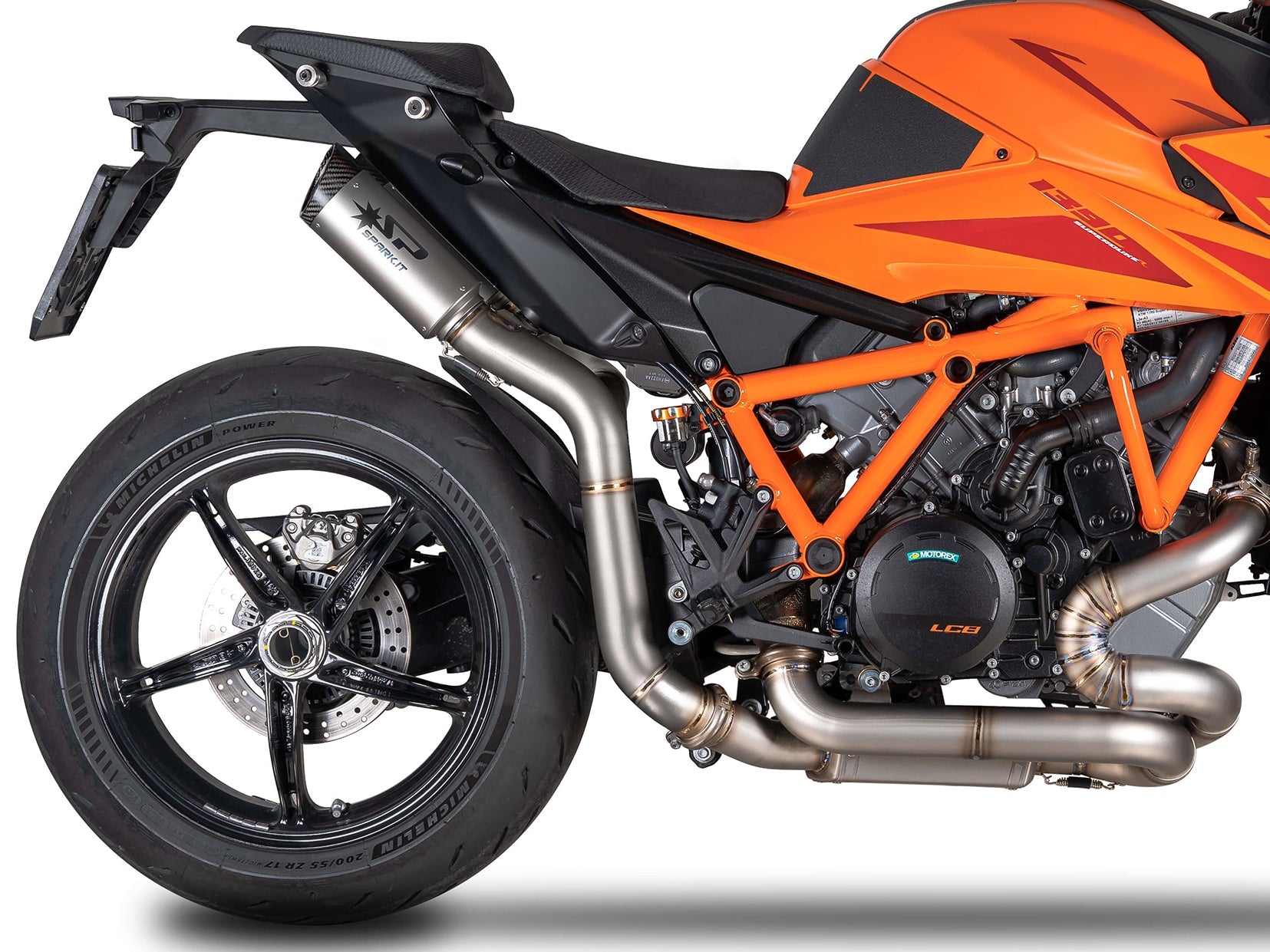 SPARK KTM 1290 1390 Super Duke 3/4 Exhaust (carbon caps