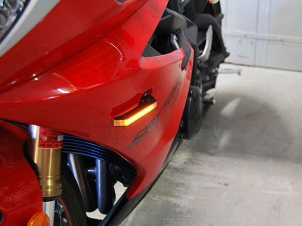 NEW RAGE CYCLES Triumph Daytona 675 (13/17) LED Front Turn Signals – Accessories in Factory Racing – Motorcycle Parts & Accessories Online Store