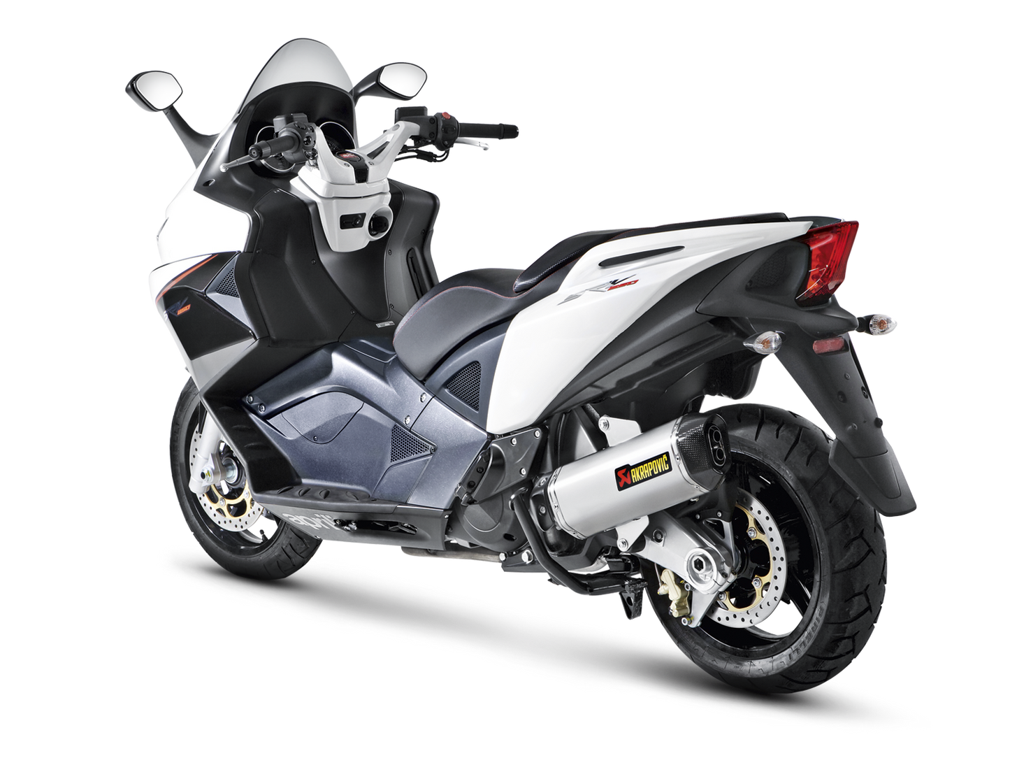AKRAPOVIC S-A8SO2-HWSS Aprilia SRV 850 (2016+) Slip-on Exhaust SS – Accessories in the 2WheelsHero Motorcycle Aftermarket Accessories and Parts Online Shop