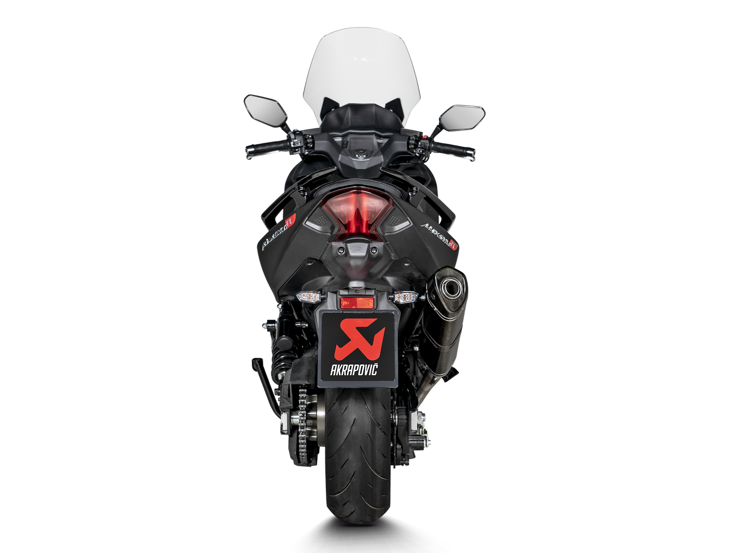 AKRAPOVIC S-SY5R1-RC SYM Maxsym TL (2020+) Exhaust System "Racing Line" (carbon) – Accessories in the 2WheelsHero Motorcycle Aftermarket Accessories and Parts Online Shop