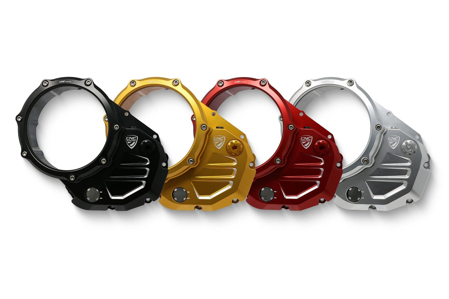CA504 - CNC RACING Ducati DesertX / Monster / Multistrada Oil Bath Clear Clutch Cover – Accessories in the Factory Racing Motorcycle Aftermarket Accessories and Parts Online Shop