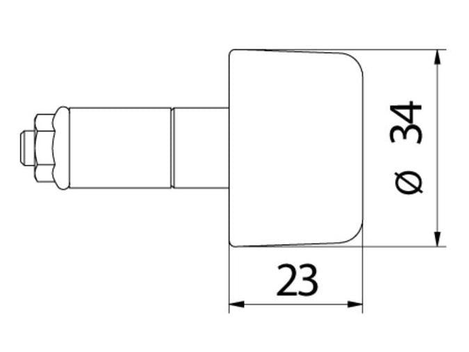 CM230 - CNC RACING Universal Handlebar End Weights "Boing" – Accessories in the Factory Racing Motorcycle Aftermarket Accessories and Parts Online Shop
