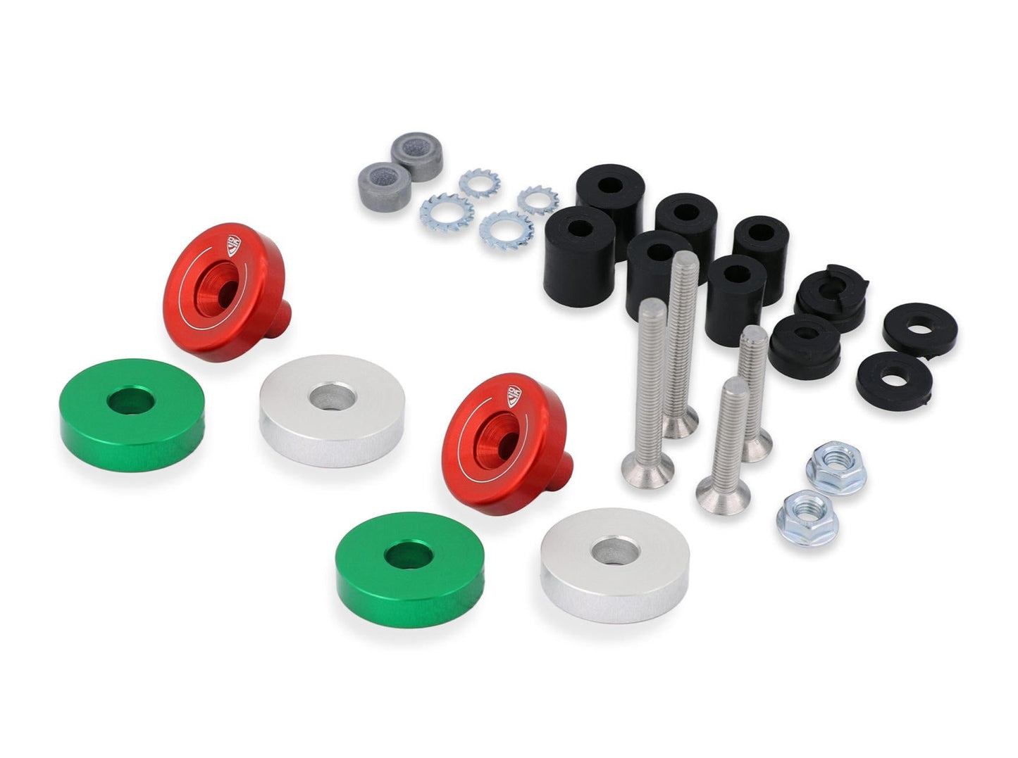 CM241 - CNC RACING Universal Handlebar End Weights "Tricolore" – Accessories in the Factory Racing Motorcycle Aftermarket Accessories and Parts Online Shop