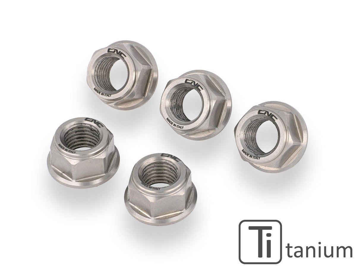 DA383X - CNC RACING Aprilia Titanium Rear Sprocket Nuts (M10x1.25) – Accessories in the Factory Racing Motorcycle Aftermarket Accessories and Parts Online Shop