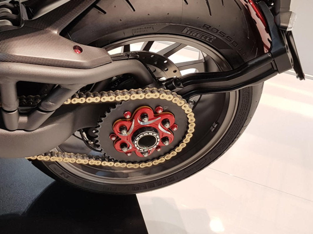 DA501 - CNC RACING Ducati / MV Agusta Rear Wheel Axle Nut bi-color (left) – Accessories in the Factory Racing Motorcycle Aftermarket Accessories and Parts Online Shop