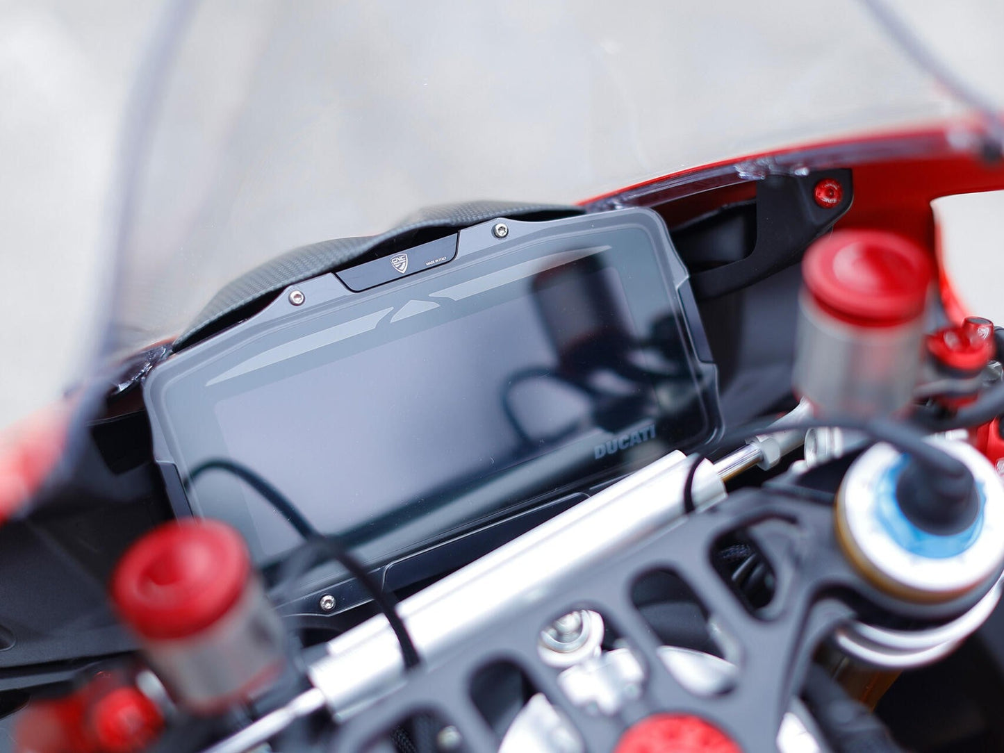 CNC RACING DC003 Ducati Panigale V4 / V4S (2025+) Dashboard Cover – Accessories in the Factory Racing Motorcycle Aftermarket Accessories and Parts Online Shop