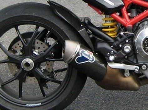 ducatiモンスターS4R.S4RS用テルミニョーニスリップオンマフラー TERMIGNONI Ducati Monster S4R / S4RS Carbon Slip-on Exhaust