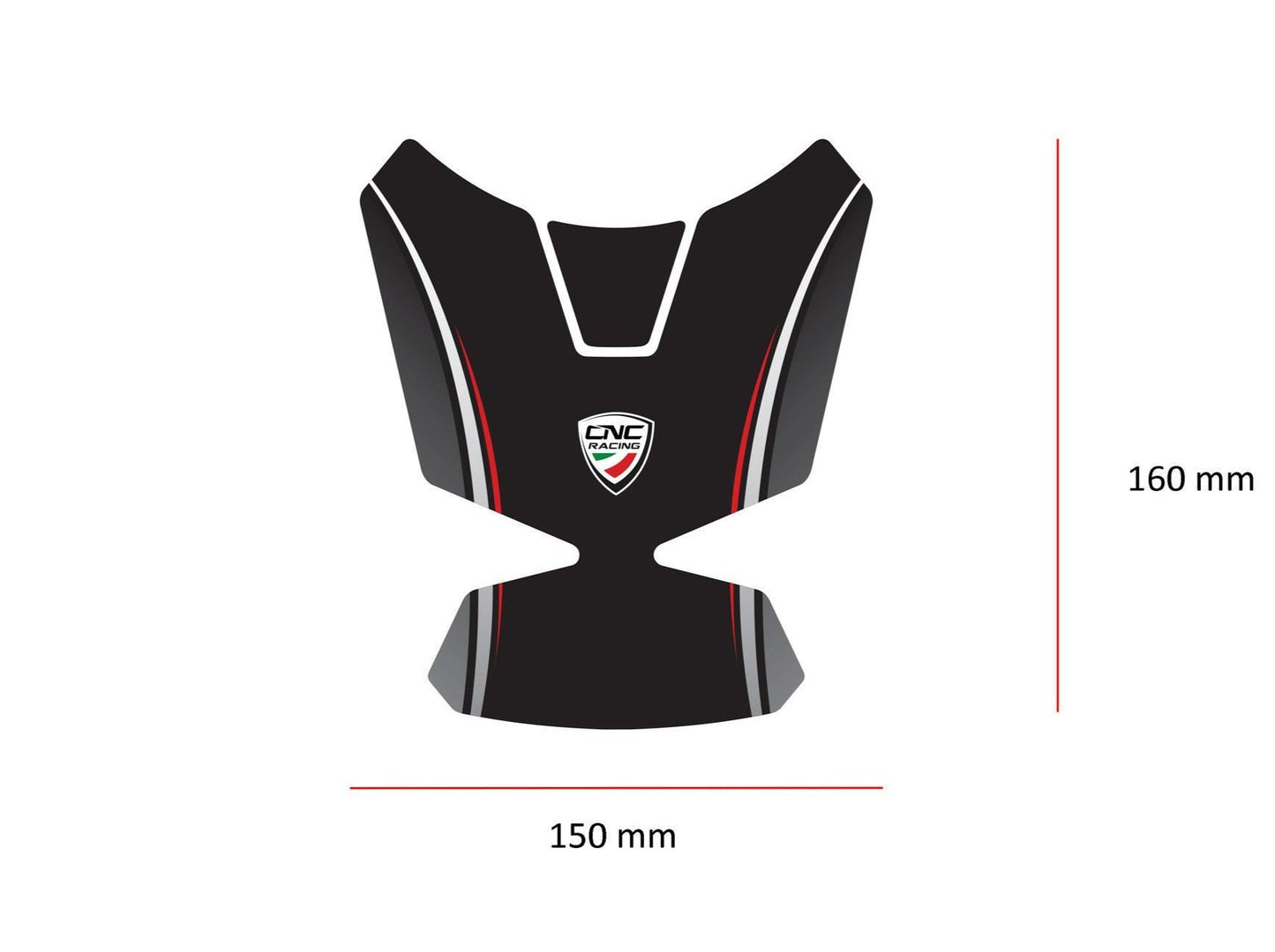 FP008 - CNC RACING Ducati Multistrada 1200 Enduro Fuel Tank Pad – Accessories in the Factory Racing Motorcycle Aftermarket Accessories and Parts Online Shop