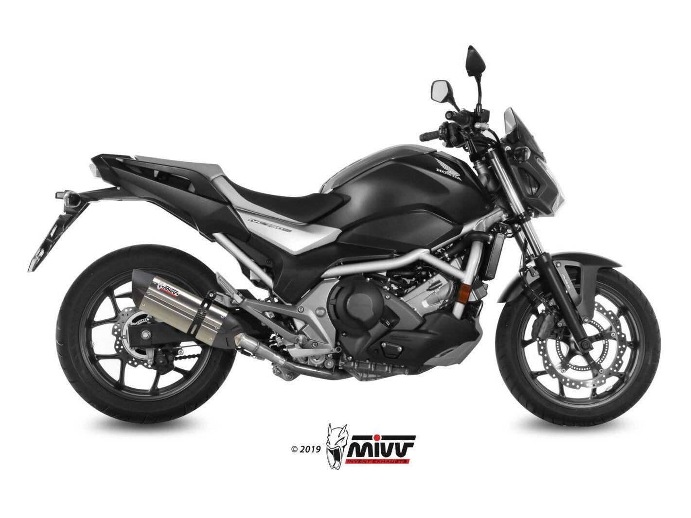 MIVV H.065 HONDA NC S / X 750 ( 2016 / 22 ) Slip on Exhaust "Suono" (stainless steel; approved) – Accessories in the 2WheelsHero Motorcycle Aftermarket Accessories and Parts Online Shop