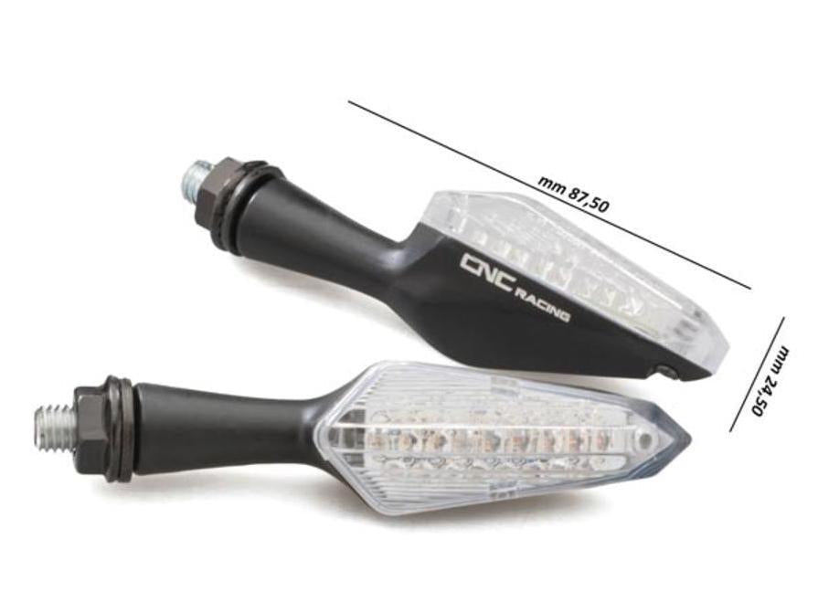 ID015 - CNC RACING Universal LED Turn Indicators "Jet" (approved) – Accessories in the Factory Racing Motorcycle Aftermarket Accessories and Parts Online Shop