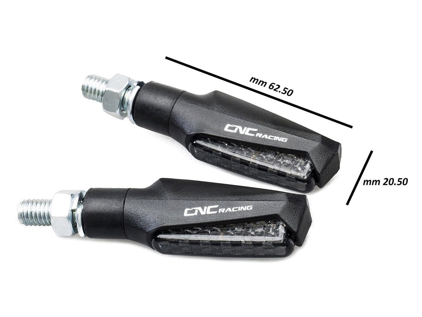 ID017 - CNC RACING Universal LED Turn Indicators "Fast" (approved) – Accessories in the Factory Racing Motorcycle Aftermarket Accessories and Parts Online Shop