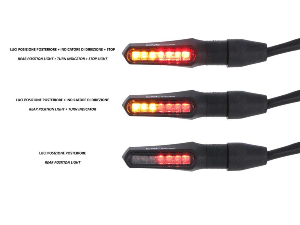 ID019 - CNC RACING LED Turn Indicators + Rear Position & Stop Lights "Task" (approved) – Accessories in the Factory Racing Motorcycle Aftermarket Accessories and Parts Online Shop