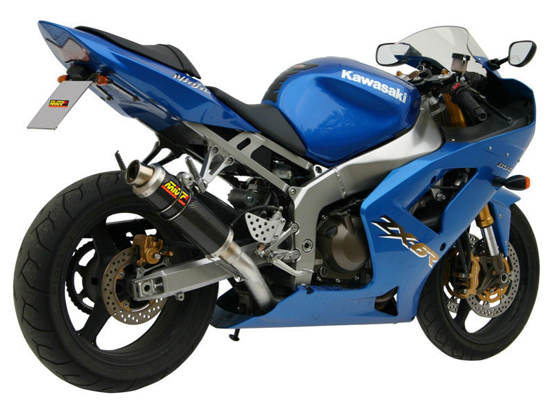 MIVV K.009 KAWASAKI ZX-6 RR ( 2003 - 04 ) Slip On Exhaust "GP" (carbon; approved) – Accessories in the 2WheelsHero Motorcycle Aftermarket Accessories and Parts Online Shop