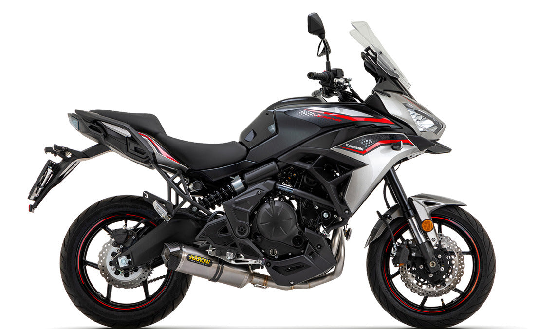 ARROW 71459MI+71854AK Kawasaki Versys 650 (2017+) Aluminum Full Exhaust System "Competition Evo Race-Tech" (racing) – Accessories in the 2WheelsHero Motorcycle Aftermarket Accessories and Parts Online Shop
