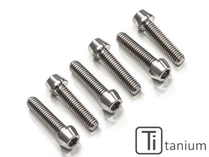 KV390X - CNC RACING Ducati Panigale Titanium Triple Clamps Bottom Bolts (M6x20) – Accessories in the Factory Racing Motorcycle Aftermarket Accessories and Parts Online Shop
