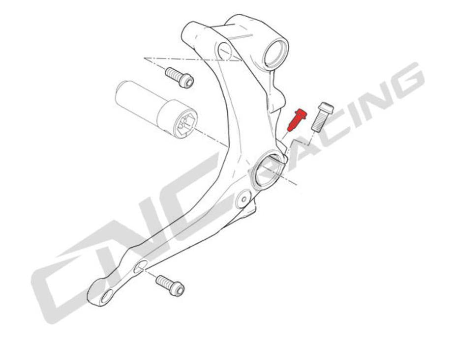 KV423 - CNC RACING Ducati 1199R Panigale (13/17) Swingarm Pivot Screws – Accessories in the Factory Racing Motorcycle Aftermarket Accessories and Parts Online Shop