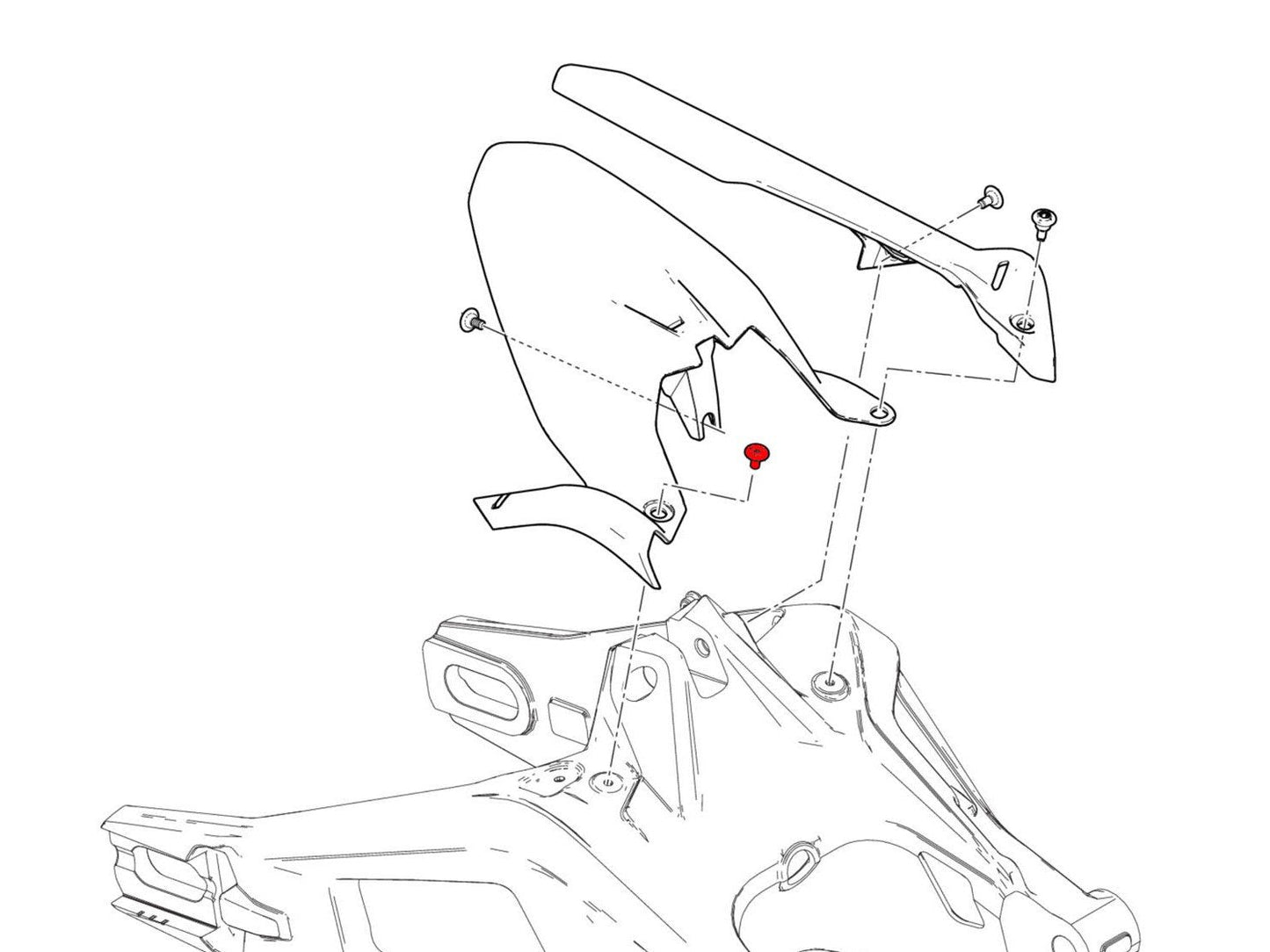 KV473 - CNC RACING Ducati Monster 950 (2021+) Rear Mudguard Screw – Accessories in the Factory Racing Motorcycle Aftermarket Accessories and Parts Online Shop