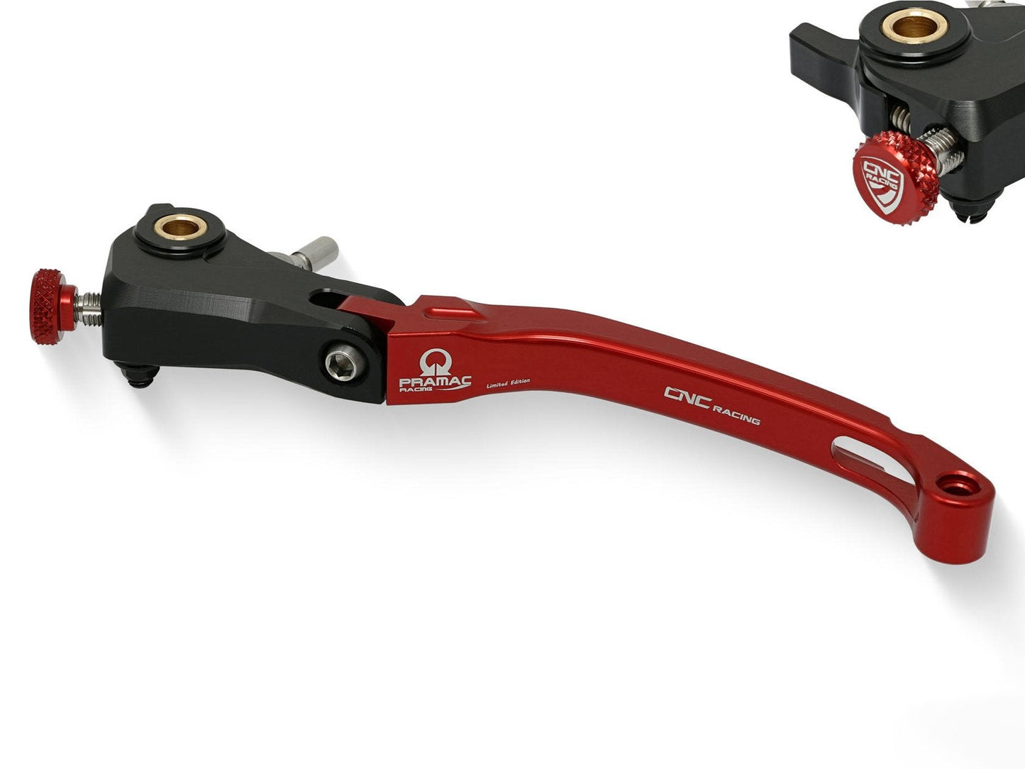 LCR12PR - CNC RACING Ducati / Aprilia / MV Agusta Folding Clutch Lever (Pramac edition) – Accessories in the Factory Racing Motorcycle Aftermarket Accessories and Parts Online Shop