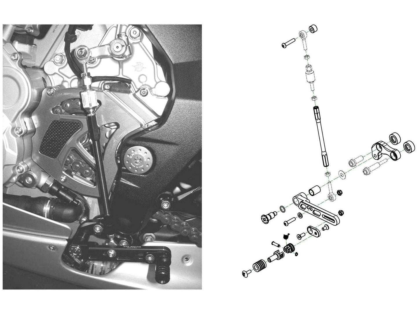 PE330 - CNC RACING MV Agusta Reverse Shift (for CNC RACING rearsets) – Accessories in the Factory Racing Motorcycle Aftermarket Accessories and Parts Online Shop