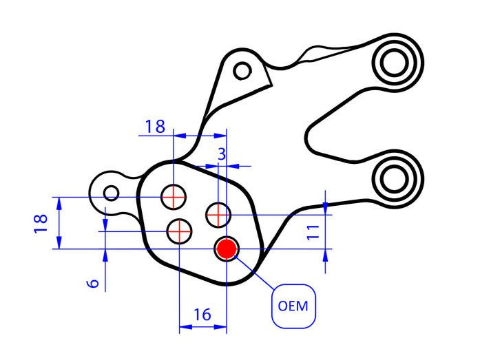 PE411PR - CNC RACING Ducati Streetfighter V2 (2022+) Adjustable Rearset (Pramac Racing Limited Edition) – Accessories in the Factory Racing Motorcycle Aftermarket Accessories and Parts Online Shop
