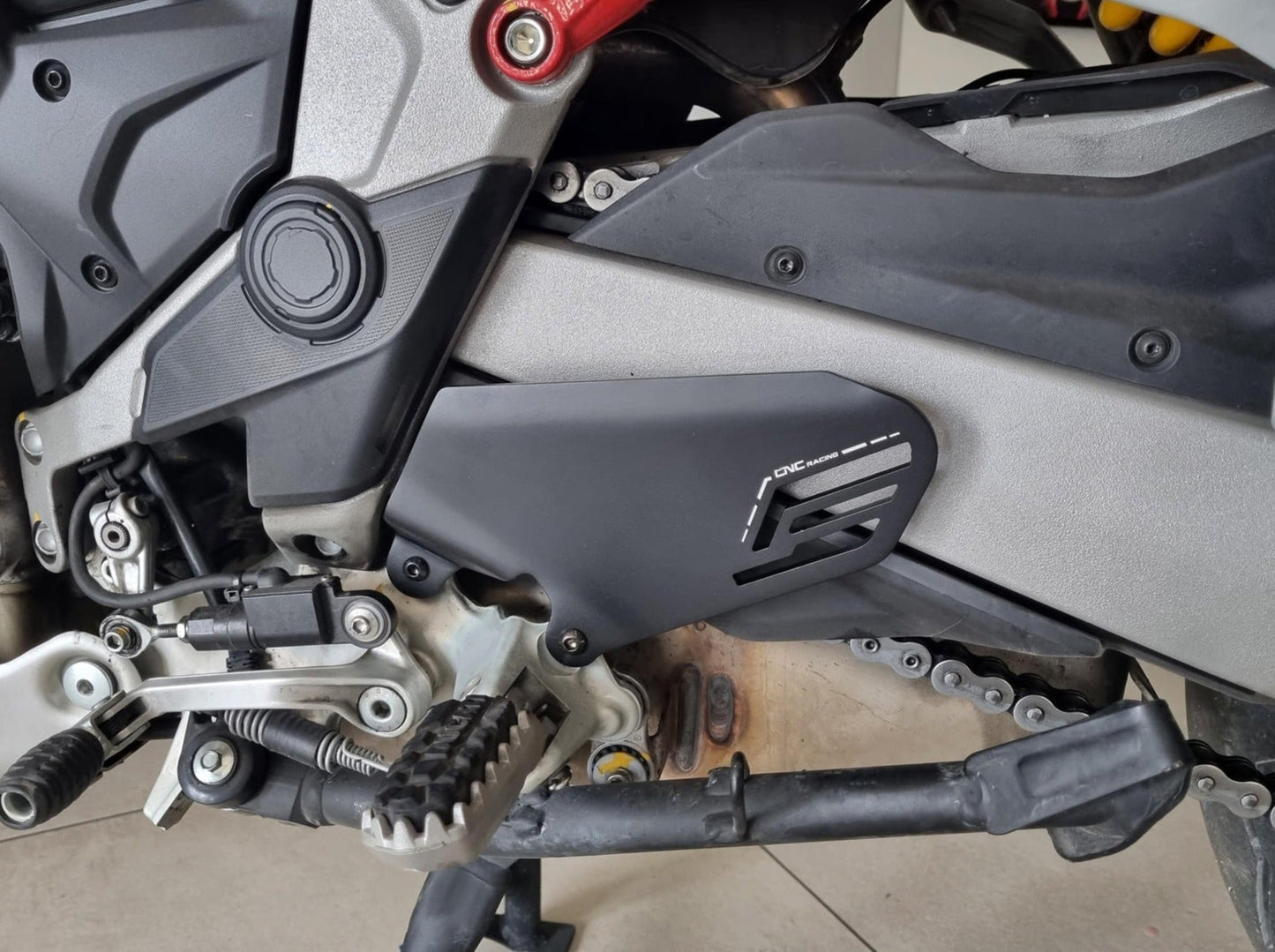 PES05 - CNC RACING Ducati Multistrada V4 (2021+) Heel Guards Kit – Accessories in the Factory Racing Motorcycle Aftermarket Accessories and Parts Online Shop