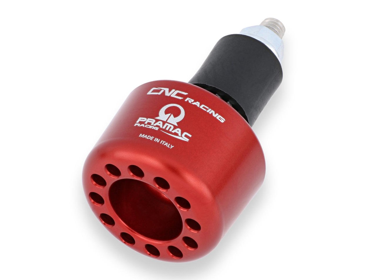 PL001PR - CNC RACING Universal Handlebar Cap (left side; Pramac Racing edition) – Accessories in the Factory Racing Motorcycle Aftermarket Accessories and Parts Online Shop