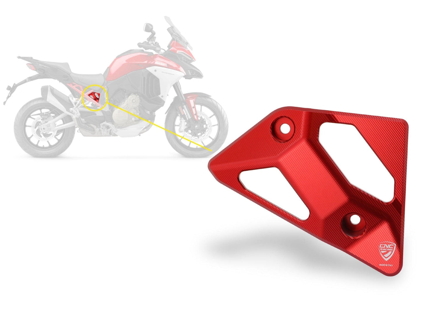 PR230 - CNC RACING Ducati Multistrada V4 (2021+) Voltage Regulator Cover – Accessories in the Factory Racing Motorcycle Aftermarket Accessories and Parts Online Shop