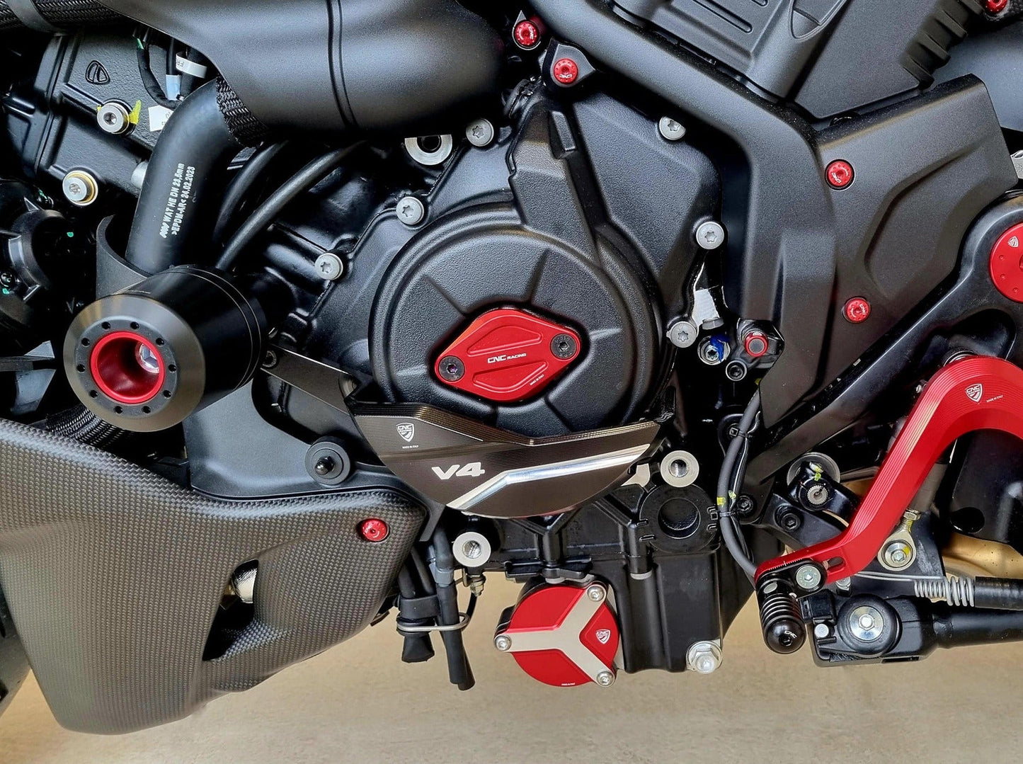 PR328 - CNC RACING Ducati Diavel V4 (2023+) Generator Cover Protector – Accessories in the Factory Racing Motorcycle Aftermarket Accessories and Parts Online Shop