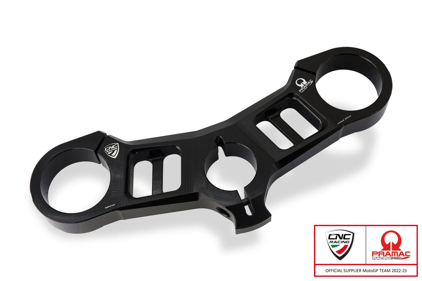PST16PR - CNC RACING Ducati Panigale (12/19) Triple Clamps Top Plate (Ø 53 mm; Pramac edition) – Accessories in the Factory Racing Motorcycle Aftermarket Accessories and Parts Online Shop