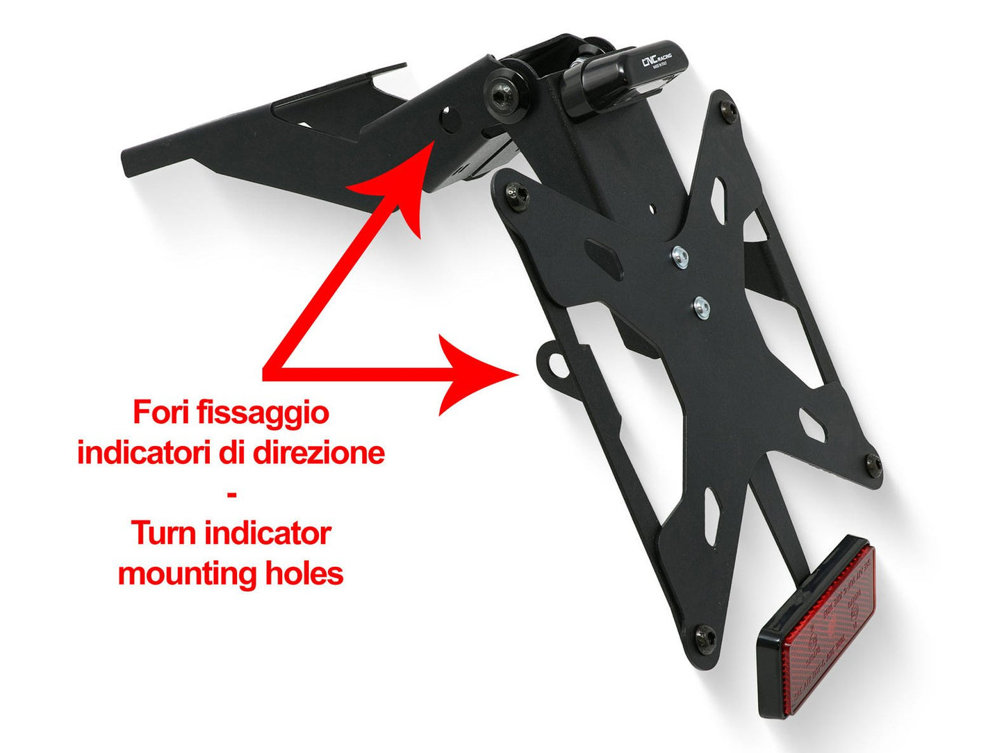 PT151 - CNC RACING Ducati Hypermotard 950 Adjustable LED License Plate – Accessories in the Factory Racing Motorcycle Aftermarket Accessories and Parts Online Shop