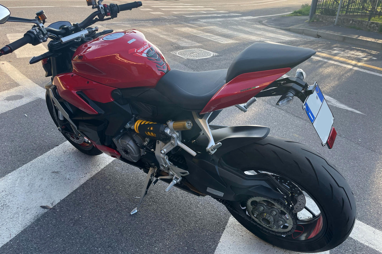 PT158 - CNC RACING Ducati Panigale V2 / V4 / Streetfighter (18/24) Adjustable LED License Plate Holder – Accessories in the Factory Racing Motorcycle Aftermarket Accessories and Parts Online Shop