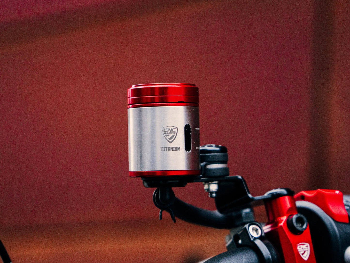 SE901 - CNC RACING Universal 25 ml Front Brake Fluid Tank (titanium) – Accessories in the Factory Racing Motorcycle Aftermarket Accessories and Parts Online Shop