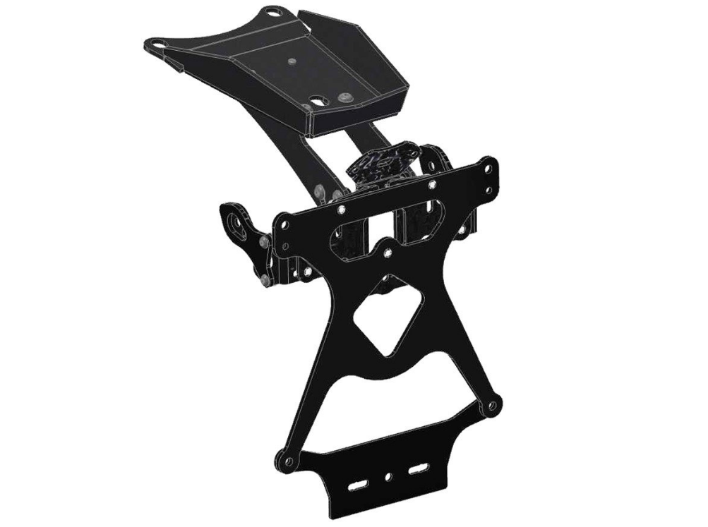 PRT03 - DUCABIKE Ducati Hypermotard 939/821 Adjustable License Plate Holder