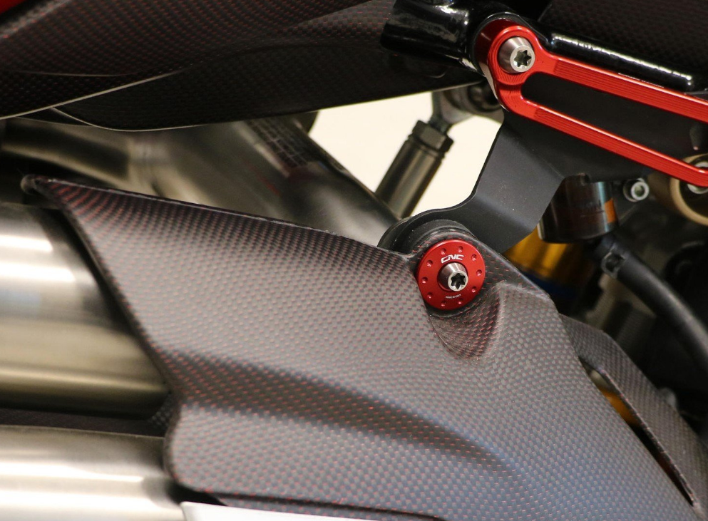 KV452 - CNC RACING MV Agusta Brutale Exhaust Silencer Bracket Collar Screw – Accessories in the Factory Racing Motorcycle Aftermarket Accessories and Parts Online Shop