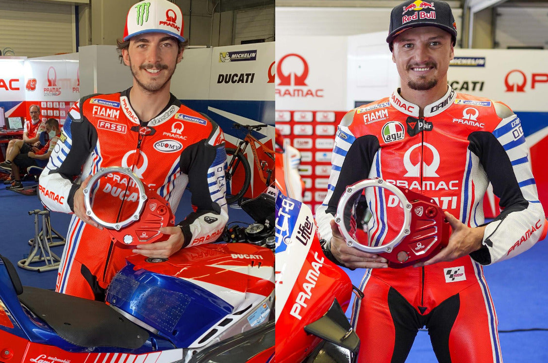 CA501PR - CNC RACING Ducati Oil Bath Clear Clutch Cover (Pramac edition) – Accessories in the Factory Racing Motorcycle Aftermarket Accessories and Parts Online Shop