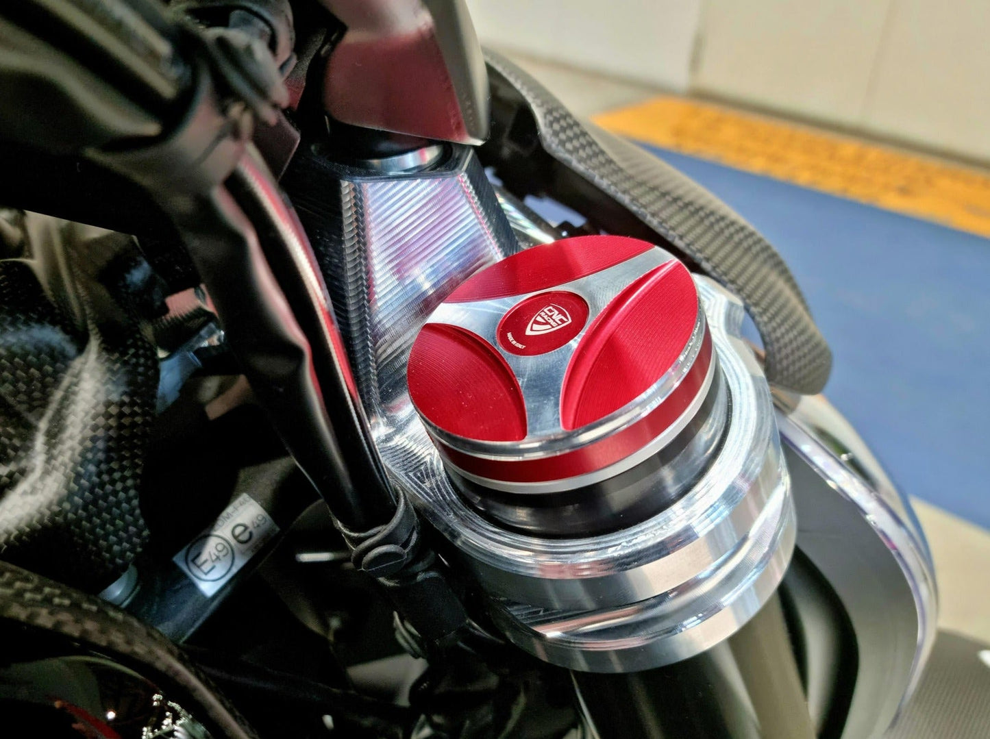 TE202 - CNC RACING Ducati Diavel V4 (2023+) Fork Leg Plug Cover
