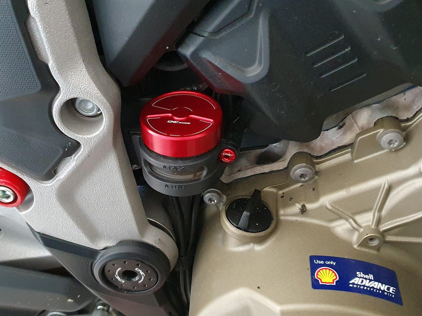 KV004 - CNC RACING Ducati Multistrada V4 (2021+) Rear Brake Fluid Tank Clamp Screw – Accessories in the Factory Racing Motorcycle Aftermarket Accessories and Parts Online Shop