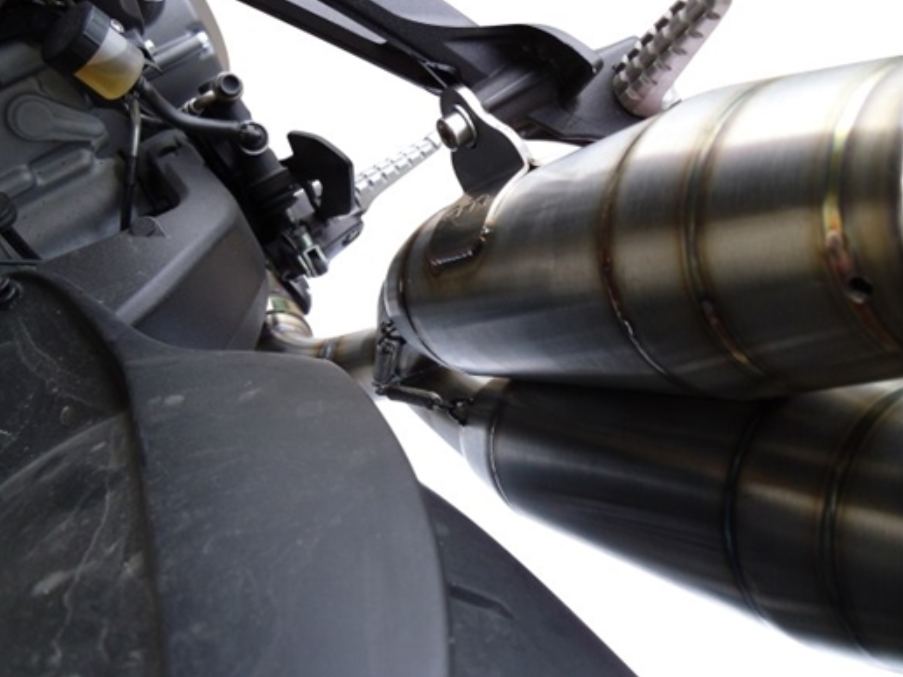 GPR Ducati Monster 1100 Evo Dual Slip-on Exhaust "Deeptone Inox" (EU homologated)