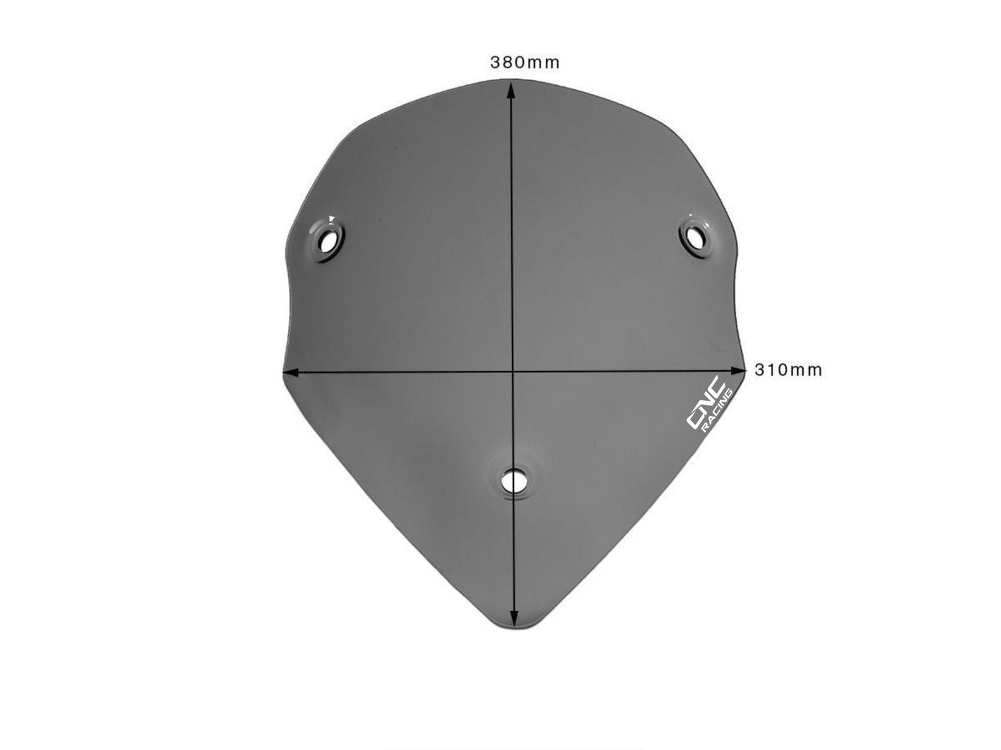 WS350 - CNC RACING Ducati Multistrada (2015+) Wind Screen "Sport" – Accessories in the Factory Racing Motorcycle Aftermarket Accessories and Parts Online Shop